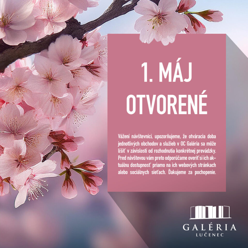 Otváracie hodiny 1.5.2026