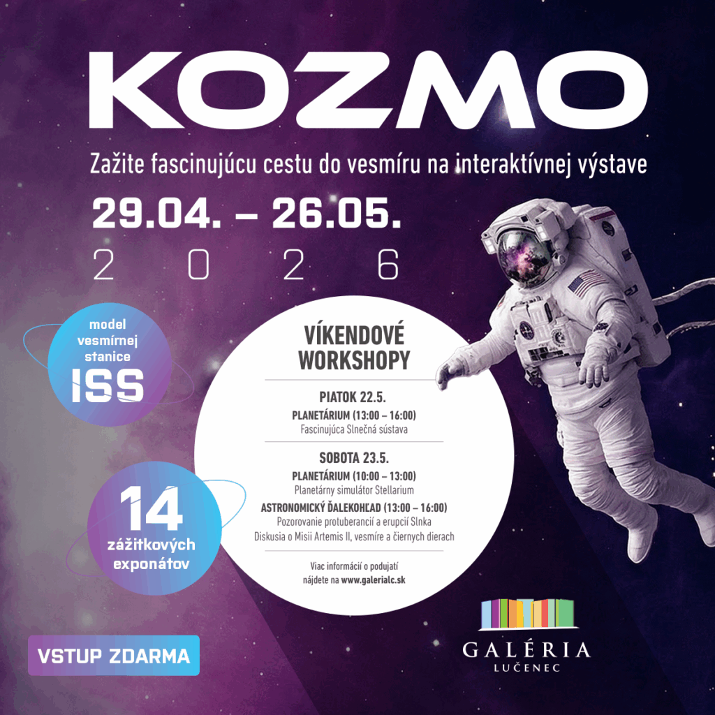 KOZMO - zažite fascinujúcu cestu do vesmíru na interaktívnej výstave