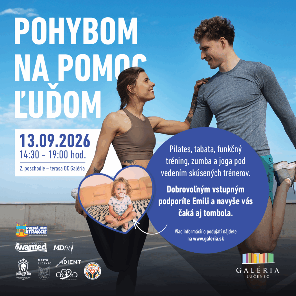 Pohybom na pomoc ľuďom